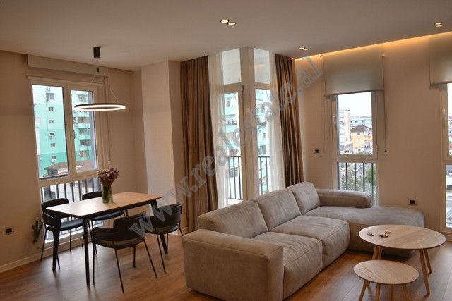 Modern two bedroom apartment for rent in Dhimiter Shuteriqi street near Kika 2 complex in Tirana.
I